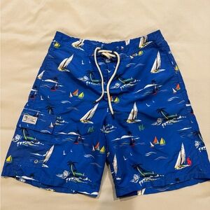 Polo Ralph Lauren Blue Sailing Print Men's Shorts